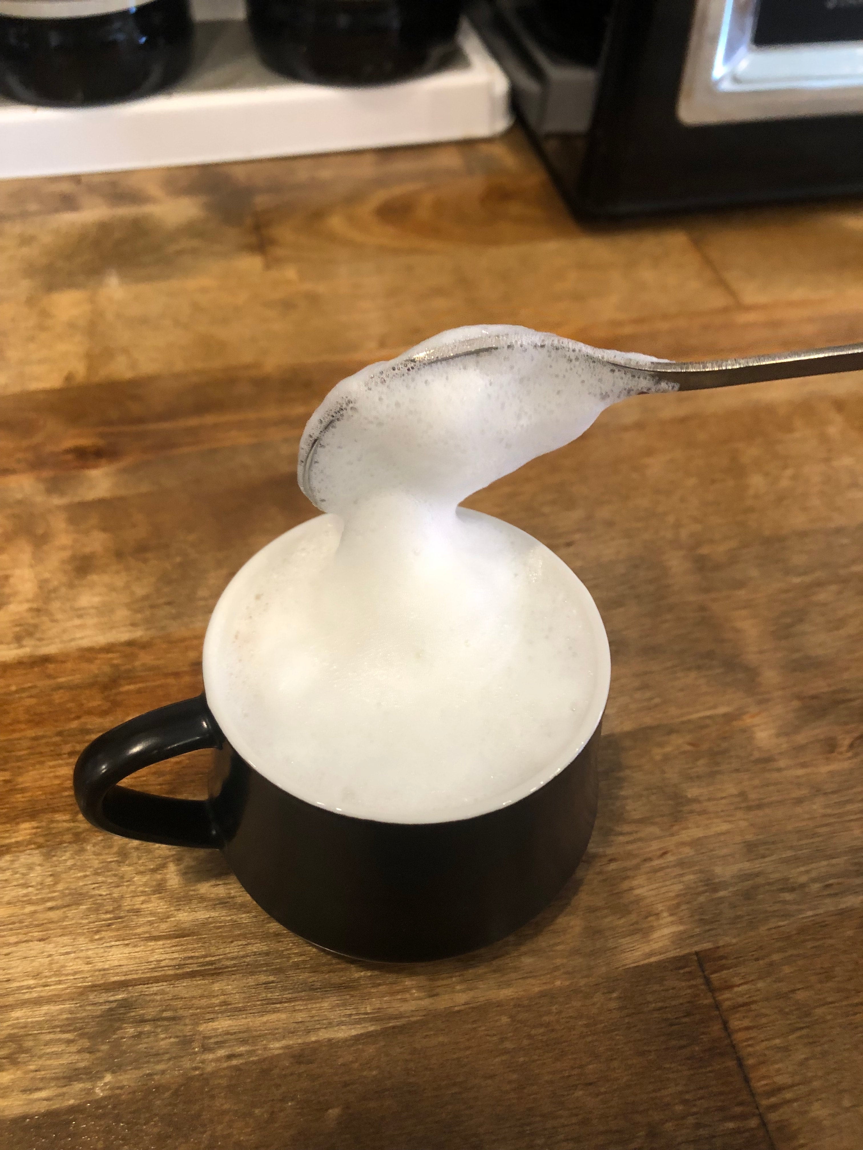 Hot milk Foam | LJ's Creations